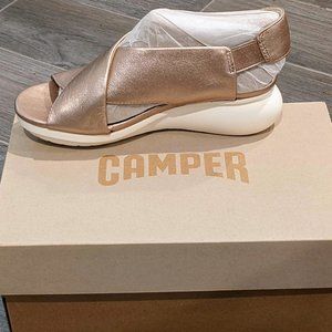 Camper Rose/Metallic Sandal